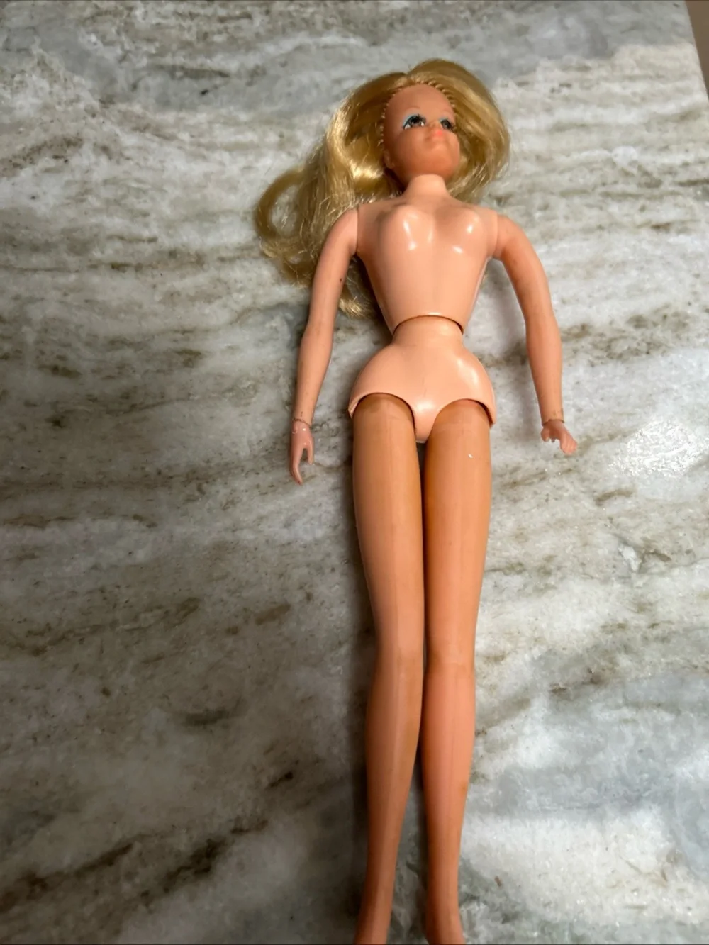 Vintage Barbie Mattel 1968 Articulated Blonde Twist & Turn Eyelashes jointed